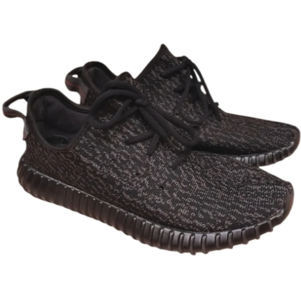 Rare Men's Adidas Yeezy Boost 350 V1 Pirate Black 2015 Sneakers Size US 9